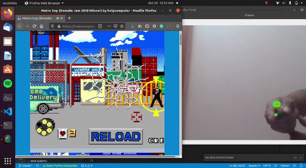 Game Controll computer vision